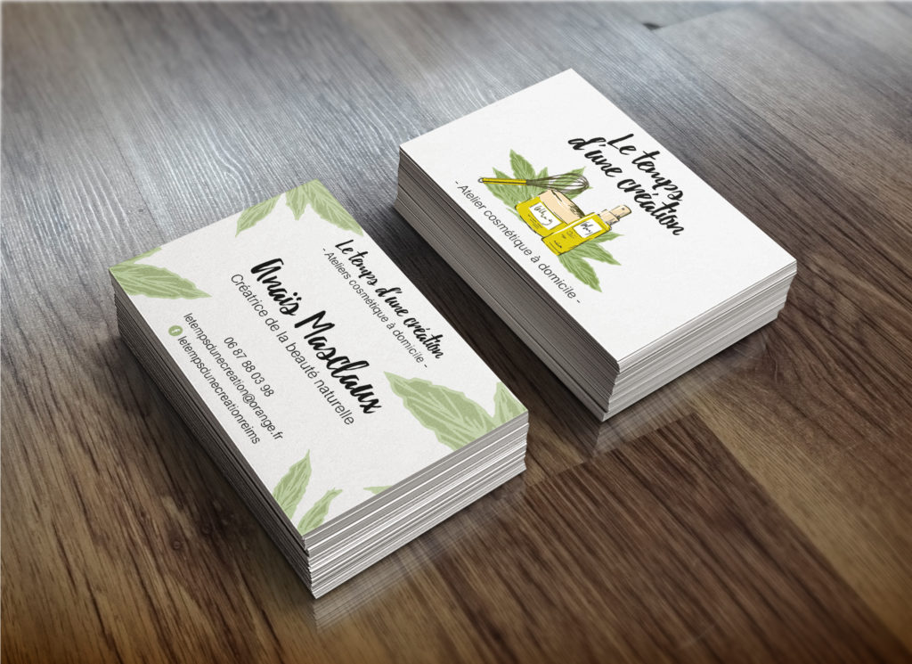 création carte de visite dans la manche