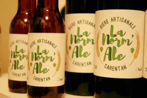 Création de l'étiquette de la bière La Norm'Ale pour la Brasserie Les Marais à Carentan